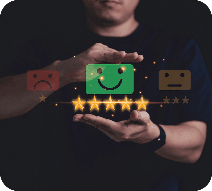 La iamgen del empresario protege cinco estrellas